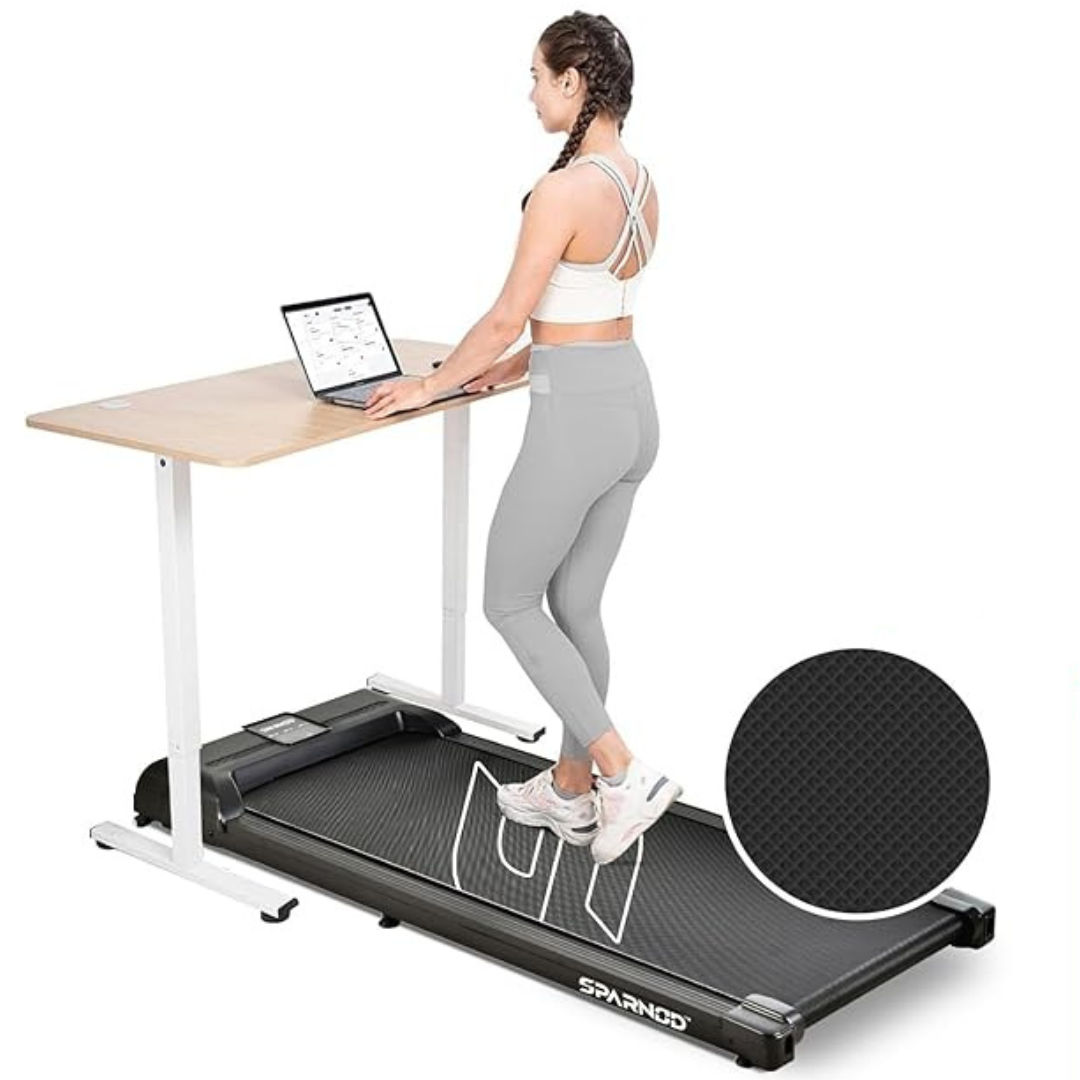 Sparnod Fitness, Walking Pad Treadmill for Home/Office, STH-3004