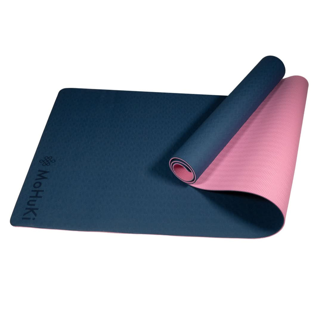Mohuki Yoga Mat TPE Dual Color - 6mm Blue Pink