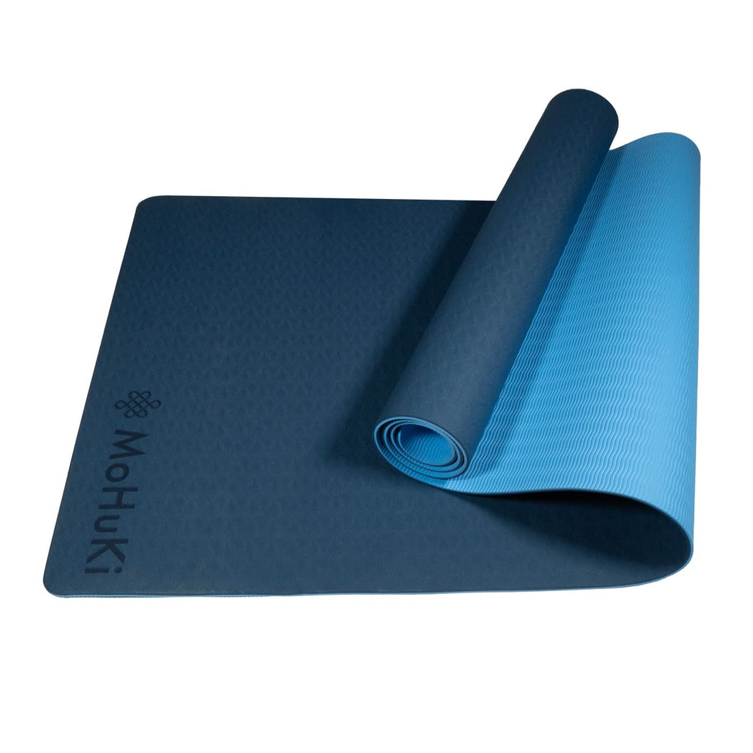 Mohuki Yoga Mat TPE Dual Color - 6mm Blue Pink