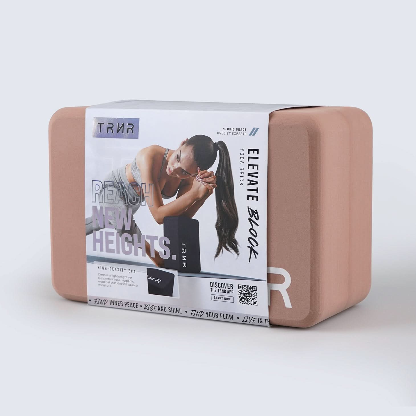 TRNR Elavate Lightweight, High Density Eva Foam Yoga Block