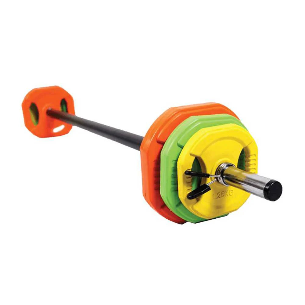 Md Buddy, Rubber Pump Set 20Kg Weights, Multi-Color