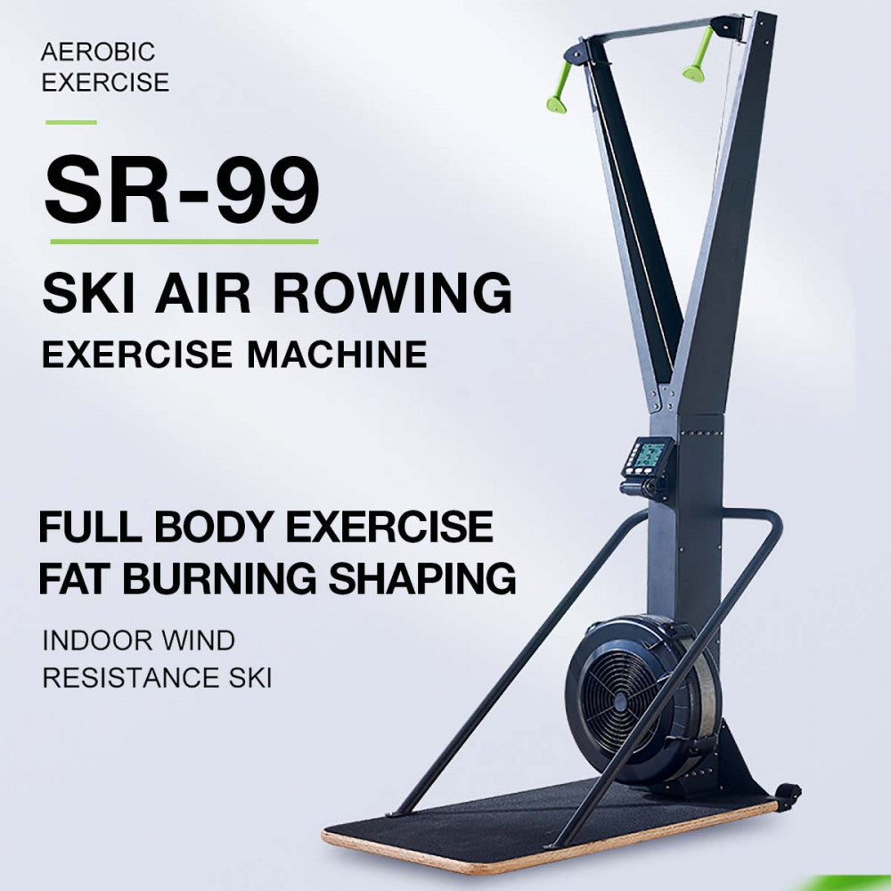 SF SKI Air Rowing Exercise Machine with Floor Stand, SR-99