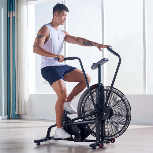 Sparnod Fitness, Sturdy Commercial Air Bike with LCD Display, SAB-09