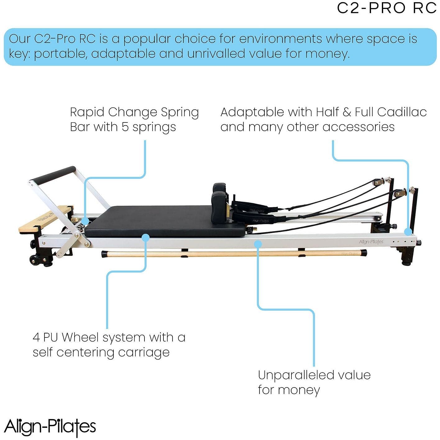 Align-Pilates C2-Pro RC Reformer