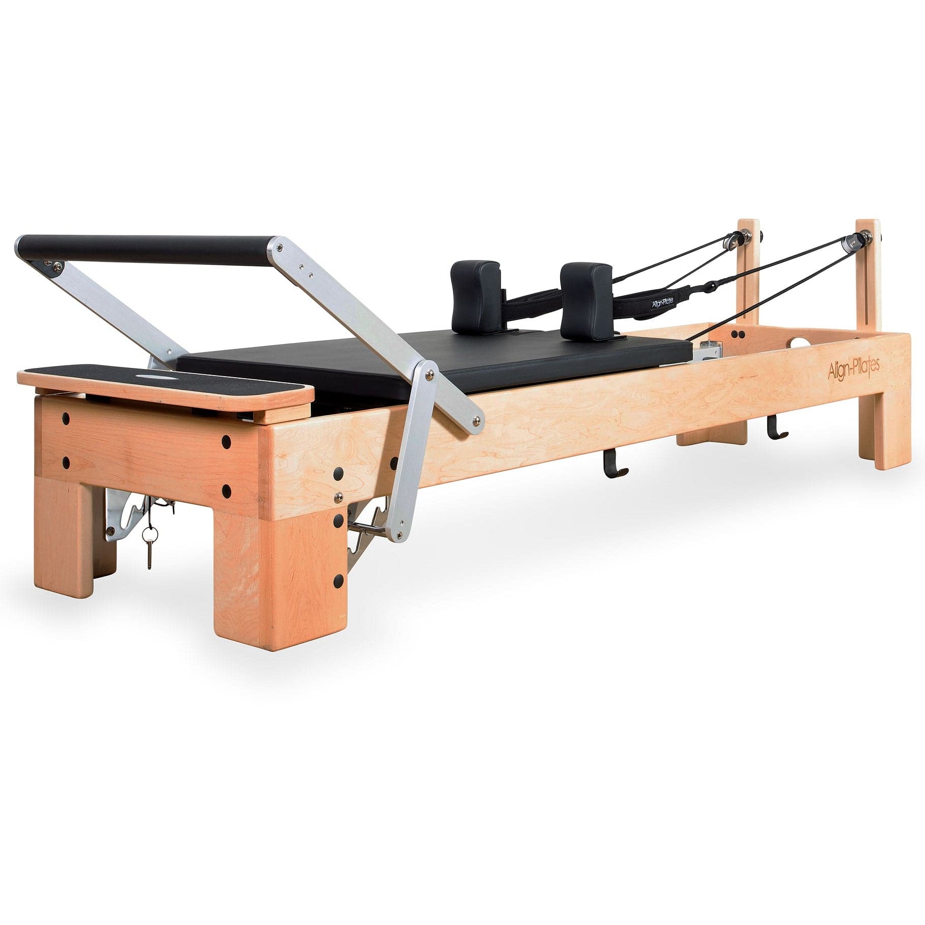 Align-Pilates M8-Pro Maple Wood Pilates with Half Cadillac Reformer Bundle