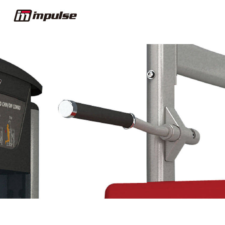 Impulse Fitness Assisted Chin Dip Combo Machine IT9520 – Silver & Black | Pull-Up & Dip Trainer