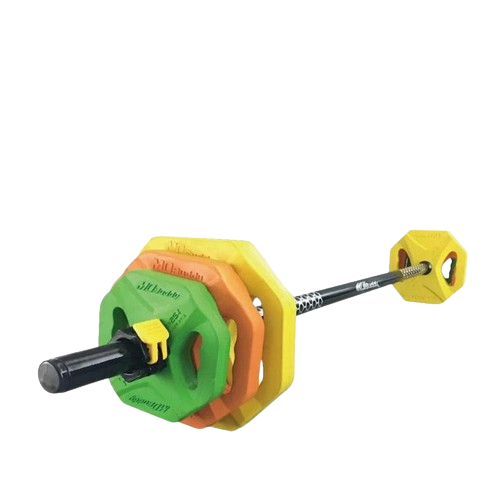 Md Buddy, Rubber Pump Set 20Kg Weights, Multi-Color