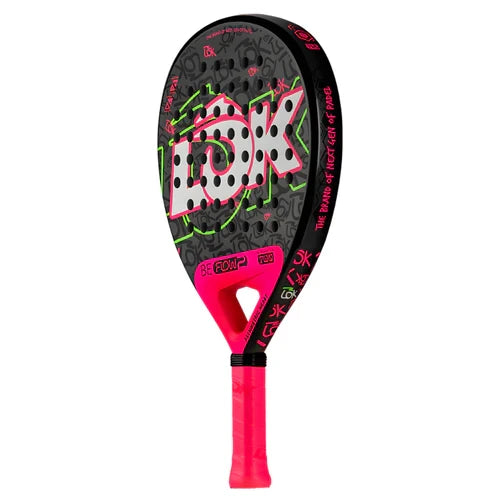 LOK Be Flow Gen 2 Padel Racket 2026, Pink Green