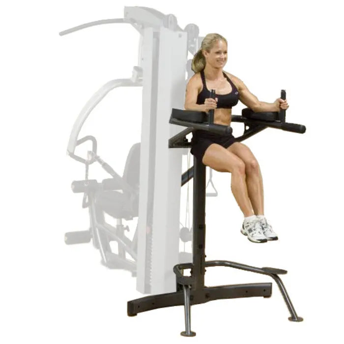 Body Solid FKR Fusion Vertical Knee-Raise Attachment, White/Black