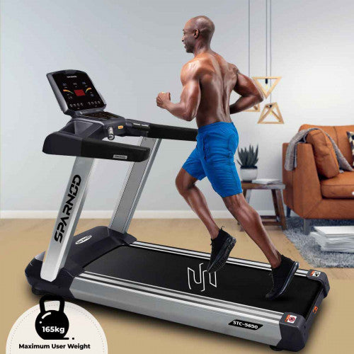 Sparnod Fitness, (5.5 HP AC Motor) Commercial Sturdy Treadmill, STC-5650