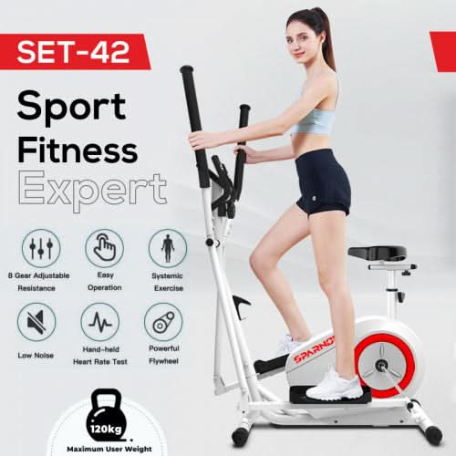 Sparnod Fitness Three In One Fitness Cross Trainer, SET-42