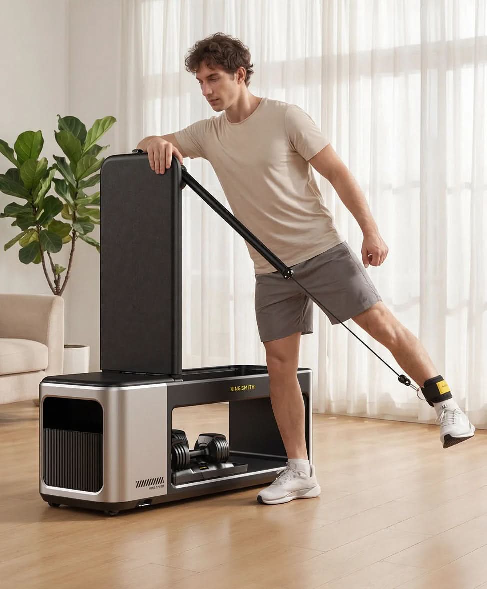 KingSmith BX2 Workout Bench | Air Resistance Strength Training Bench