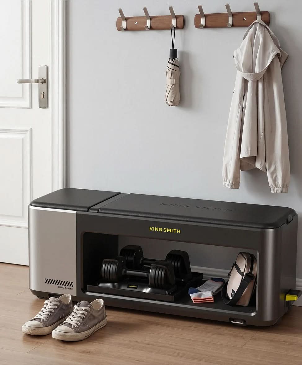 KingSmith BX2 Workout Bench | Air Resistance Strength Training Bench
