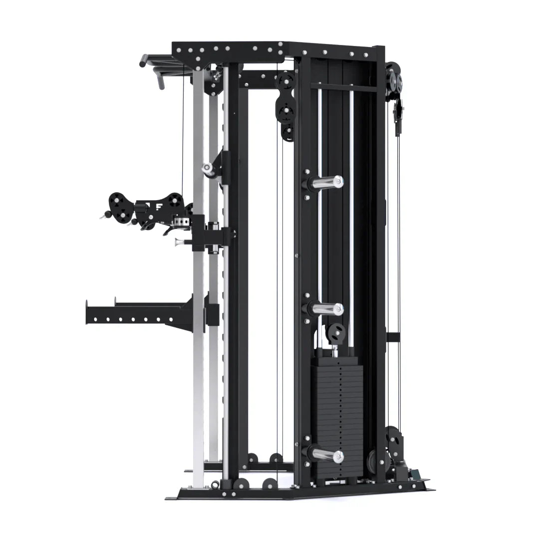 Force USA® C10 All-In-One Trainer - Multifunctional Smith Machine, Power Rack & Cable System for Strength Training, Full Body Workouts, and Commercial Use