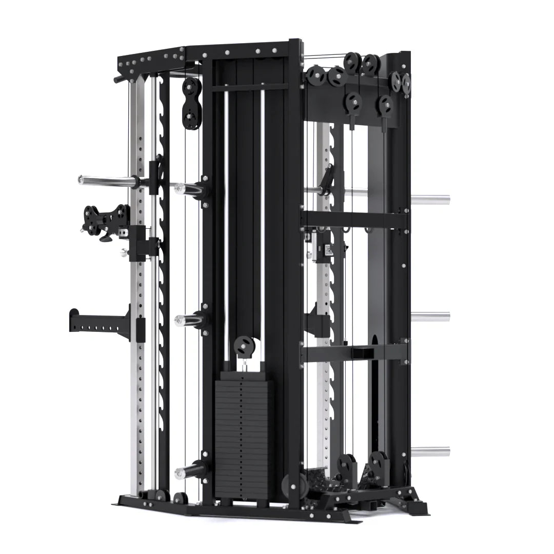 Force USA® C10 All-In-One Trainer - Multifunctional Smith Machine, Power Rack & Cable System for Strength Training, Full Body Workouts, and Commercial Use