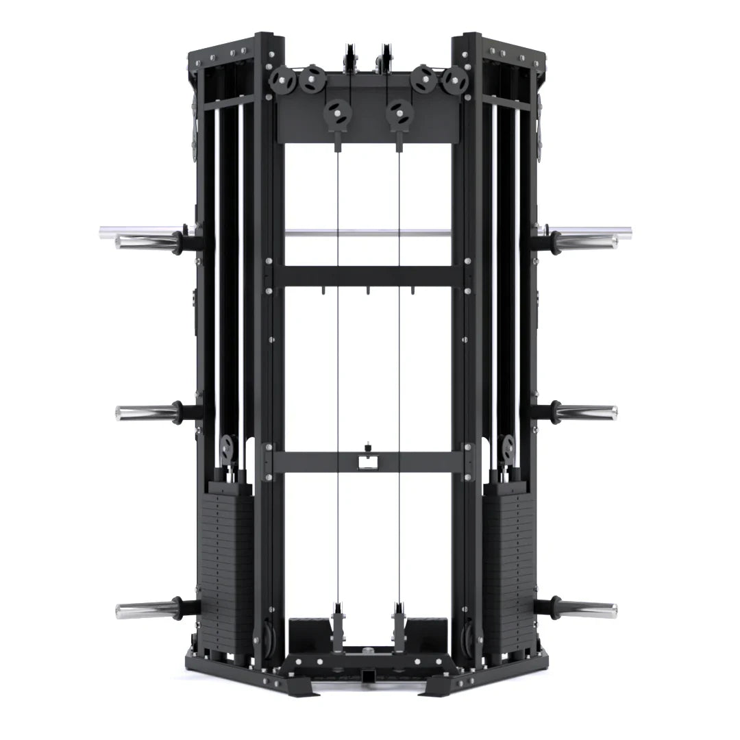 Force USA® C10 All-In-One Trainer - Multifunctional Smith Machine, Power Rack & Cable System for Strength Training, Full Body Workouts, and Commercial Use