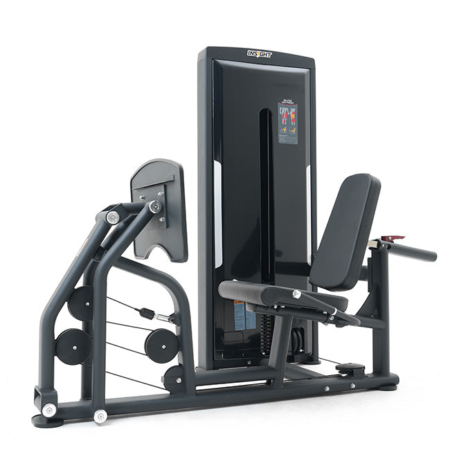 Insight Fitness Seated Leg Press Machine SA016 – Black | Lower Body Strength Training Machine
