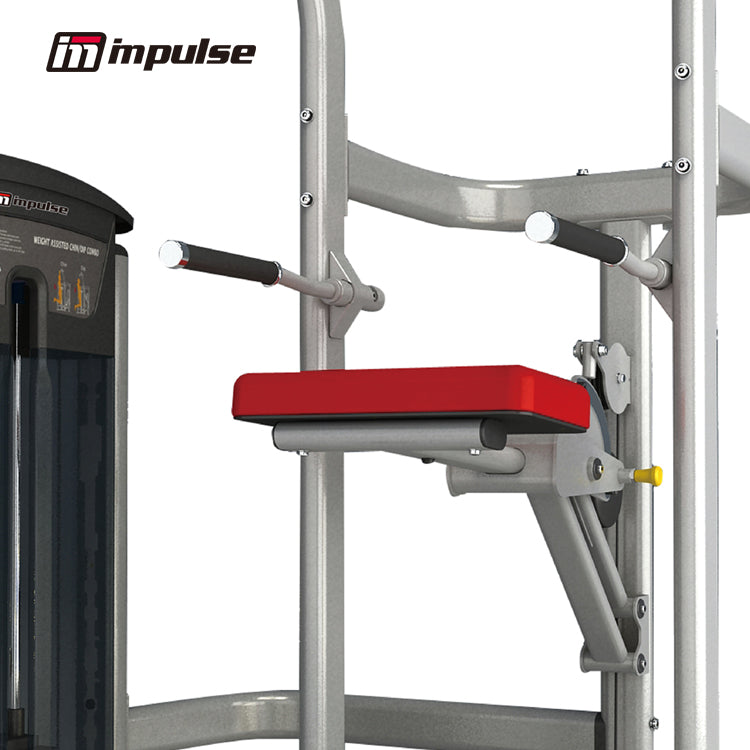 Impulse Fitness, Weight Assisted Chin/Dip Combo, It9520, Silver & Black