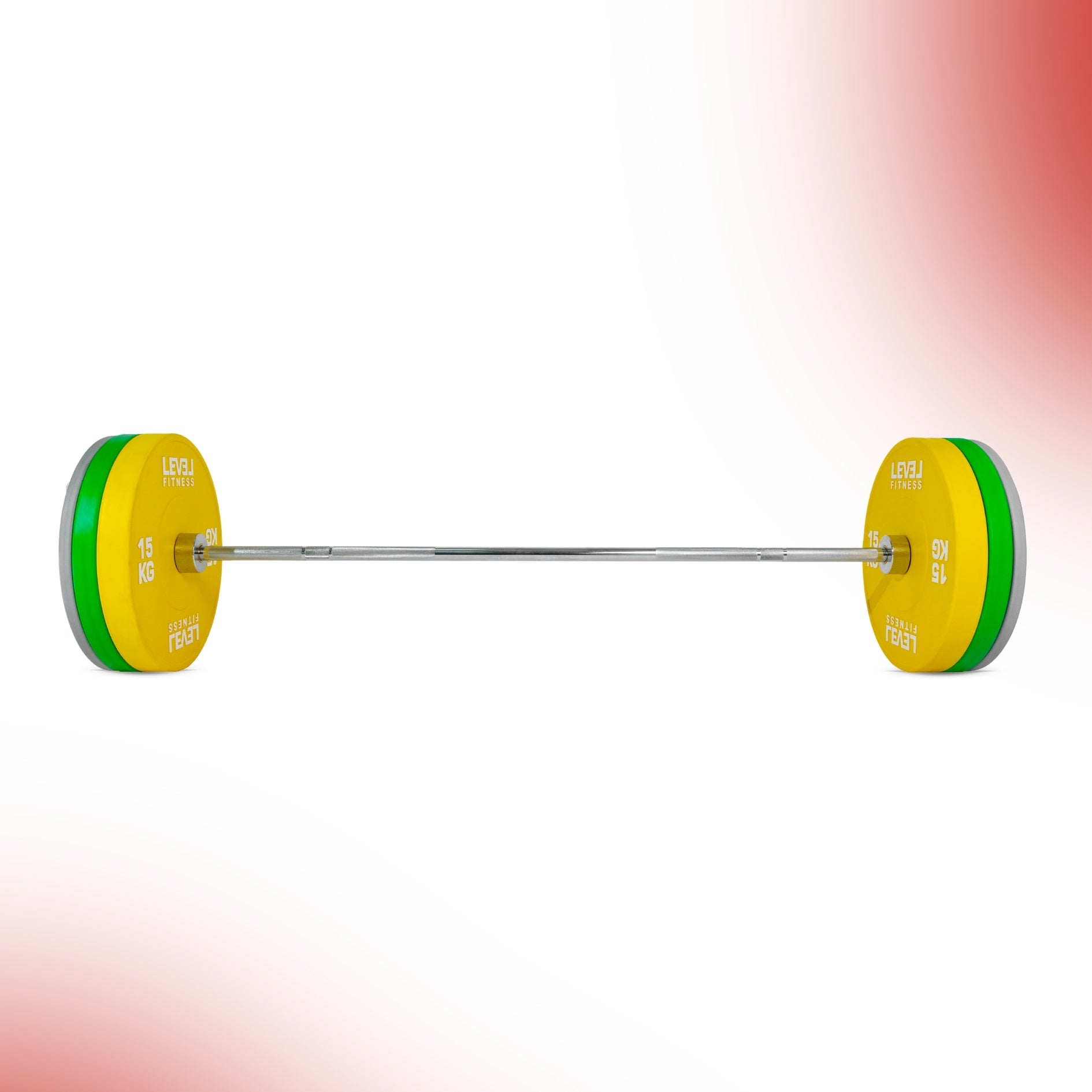 Level Fitness Color Bumper Plates 5 Kg to 25 Kg