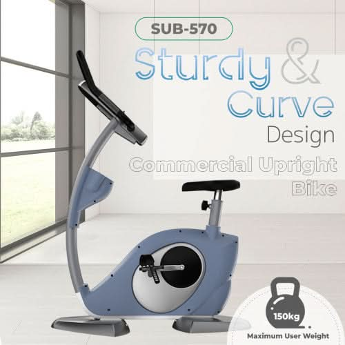 Sparnod Fitness Curve Commercial Upright Bike, SUB-570