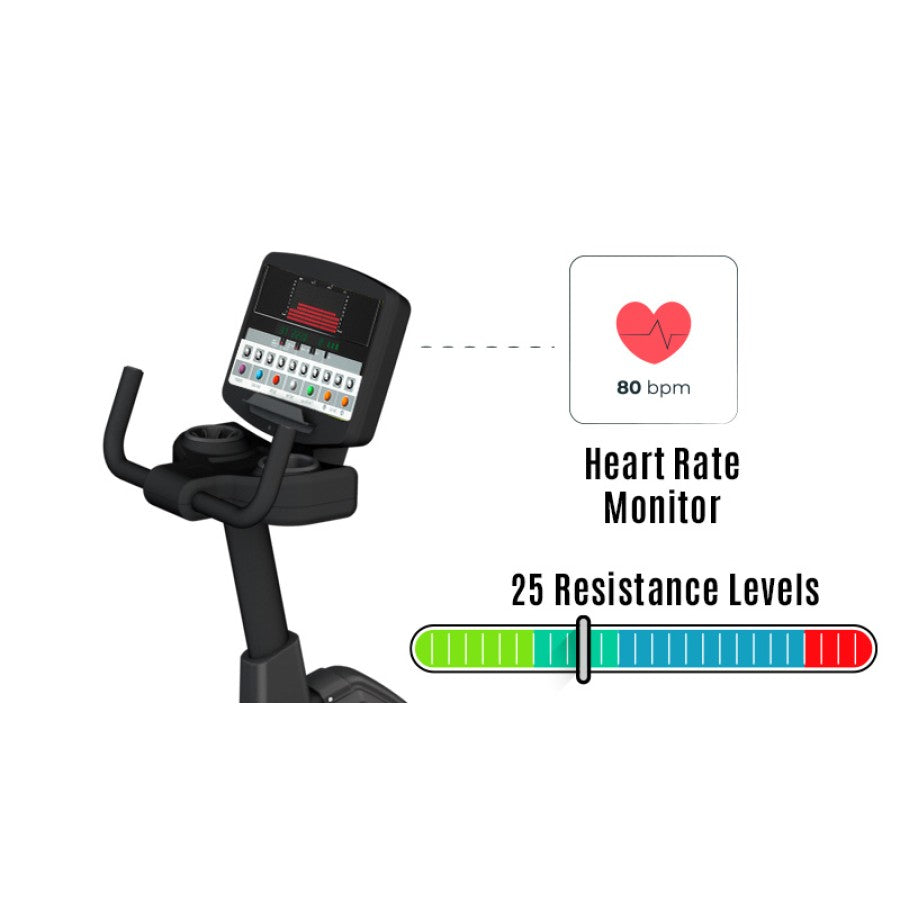 BH Fitness, Recumbent Bike, H775, Silver & Black