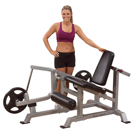 Body Solid LVLE Leverage Leg Extension Machine – Quad Isolation Trainer