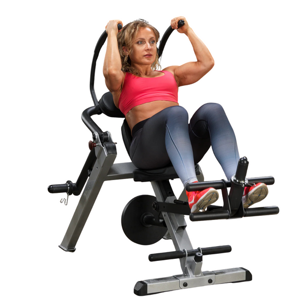 Body Solid GAB300 Semi-Recumbent Ab Bench – Adjustable Core Training Machine
