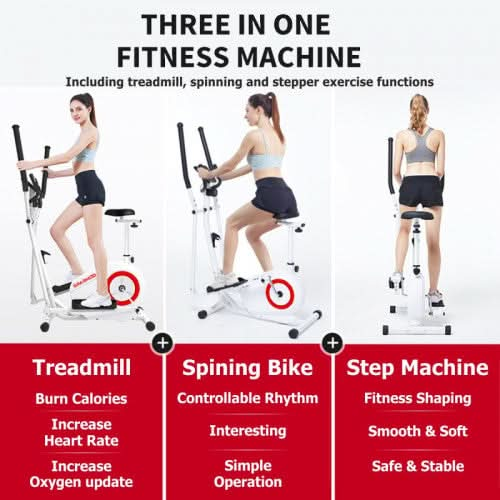 Sparnod Fitness Three In One Fitness Cross Trainer, SET-42