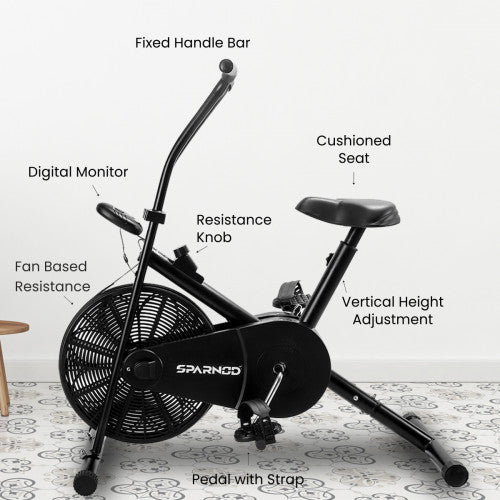 Sparnod Fitness, Home Use Exercise Bike / Air Bike, SAB-04