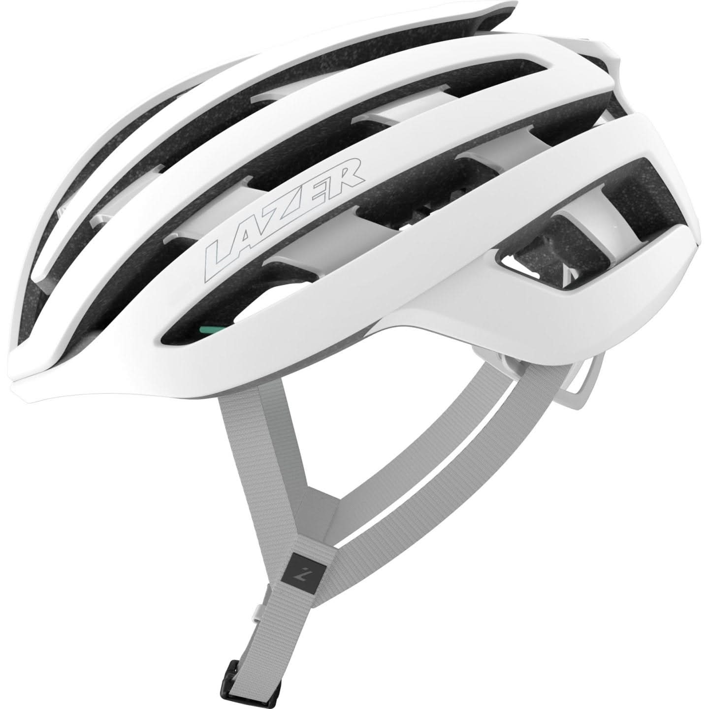 Lazer Z1 KinetiCore Road Helmet – Ultra-Light Performance Cycling Helmet Matte Full White (M)