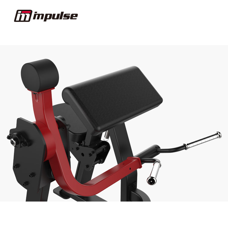 Impulse Fitness, Bicep Curl, Sl7023, Black & Red