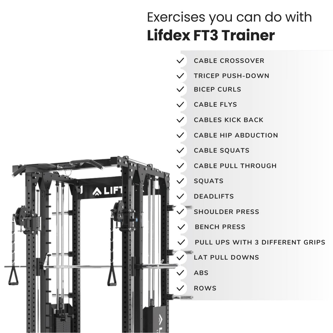 Liftdex Smith Machine Functional Trainer