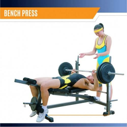 Sparnod Fitness Heavy Duty Multifunction Weight Bench | Bench Press | Biceps Press, SWB-65