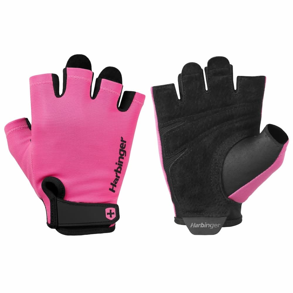 Harbinger Power 2.0 Unisex Weightlifting Gloves Pink