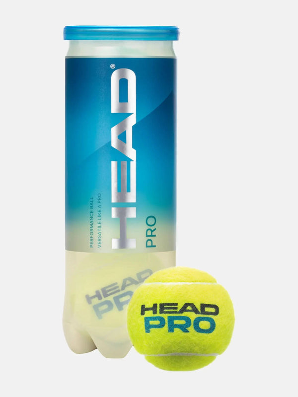 HEAD Pro Tennis Balls – 2x4‑Ball Can (8 Balls)