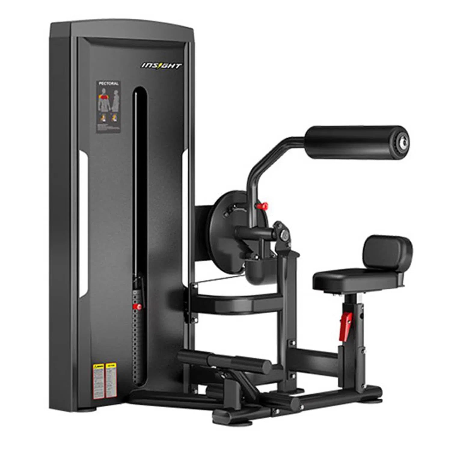 Insight Fitness Abdominal & Back Extension Machine SA009D – Black | Core Strength Equipment