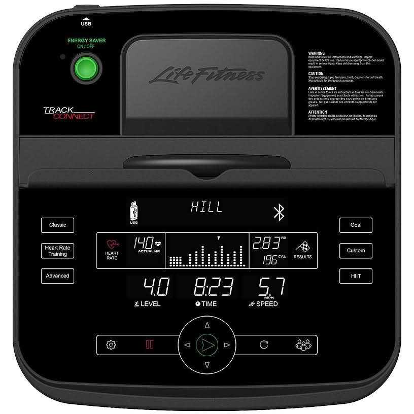 Life Fitness 3 HP F3 Folding Treadmill Base + Track Console