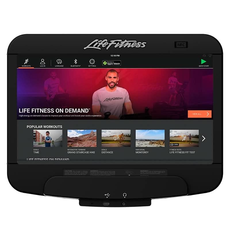 Life Fitness Integrity Series Lifecycle® Upright Bike with SE3HD Console