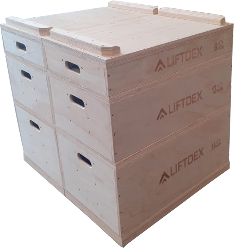 Liftdex Wooden Jerk Block – Full Set (6 Pcs)