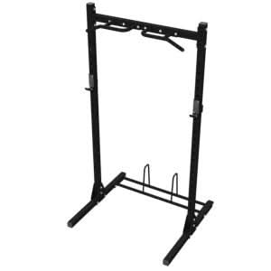 Liftdex Spiderman Squat Stand – 2.4M (Free Standing) with Plate Storage & Pull-Up Bars