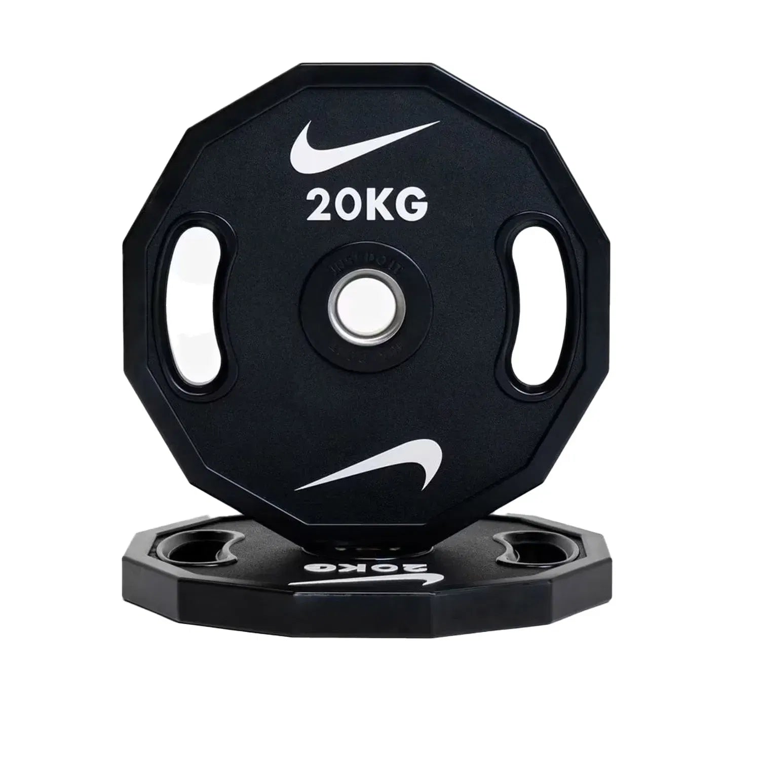 Nike Strength Pro Urethane Bumper Plates Black White 20
