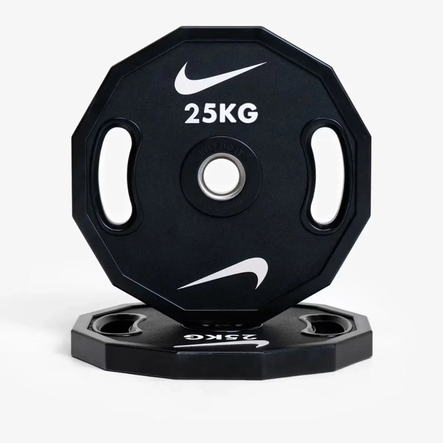 Nike Strength Pro Urethane Bumper Plates Black White 25