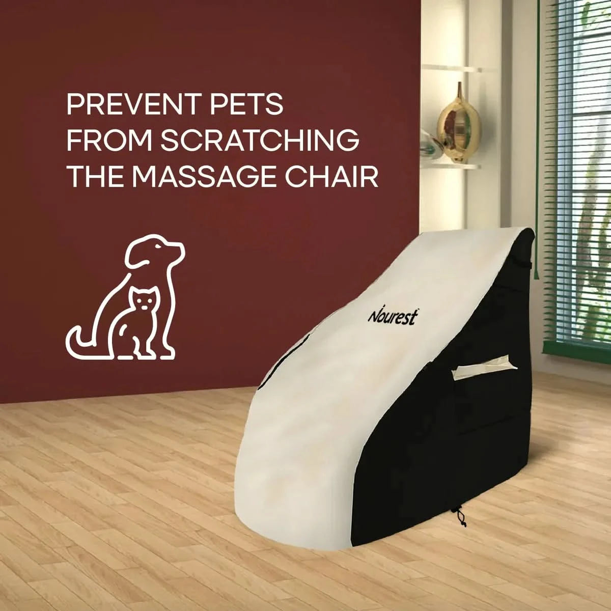 Nourest Massage Chair Cover UAE – Premium Quality, Waterproof and Dustproof Protector Cover