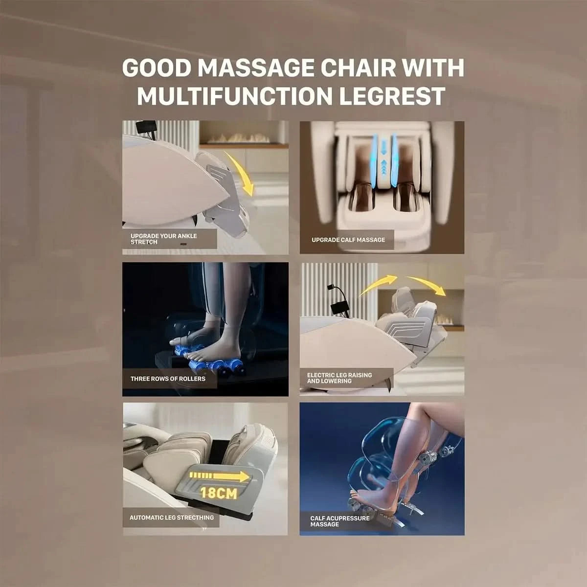 Nourest Titan Ai Master Stretching Dual 4D Roller Massage Chair