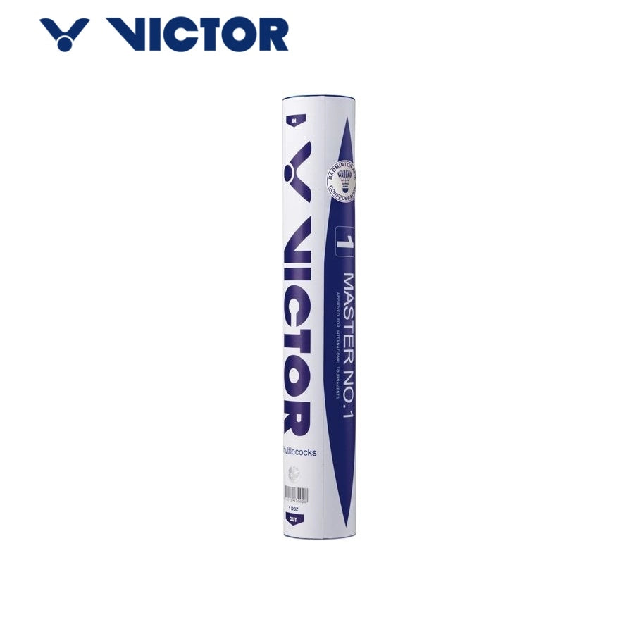 Victor Master No. 1 Badminton Shuttlecocks – Speed 77 (Dozen)
