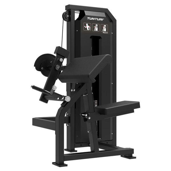 Tunturi Platinum Bicep Curl Strength Station - Selectorized - V-Series