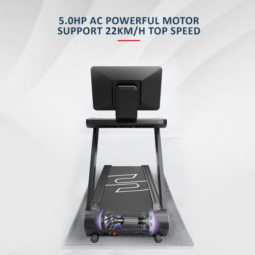 Sparnod Fitness, 5 Hp Continuous AC Motorized Automatic Walking and Running Treadmill, STC-5575