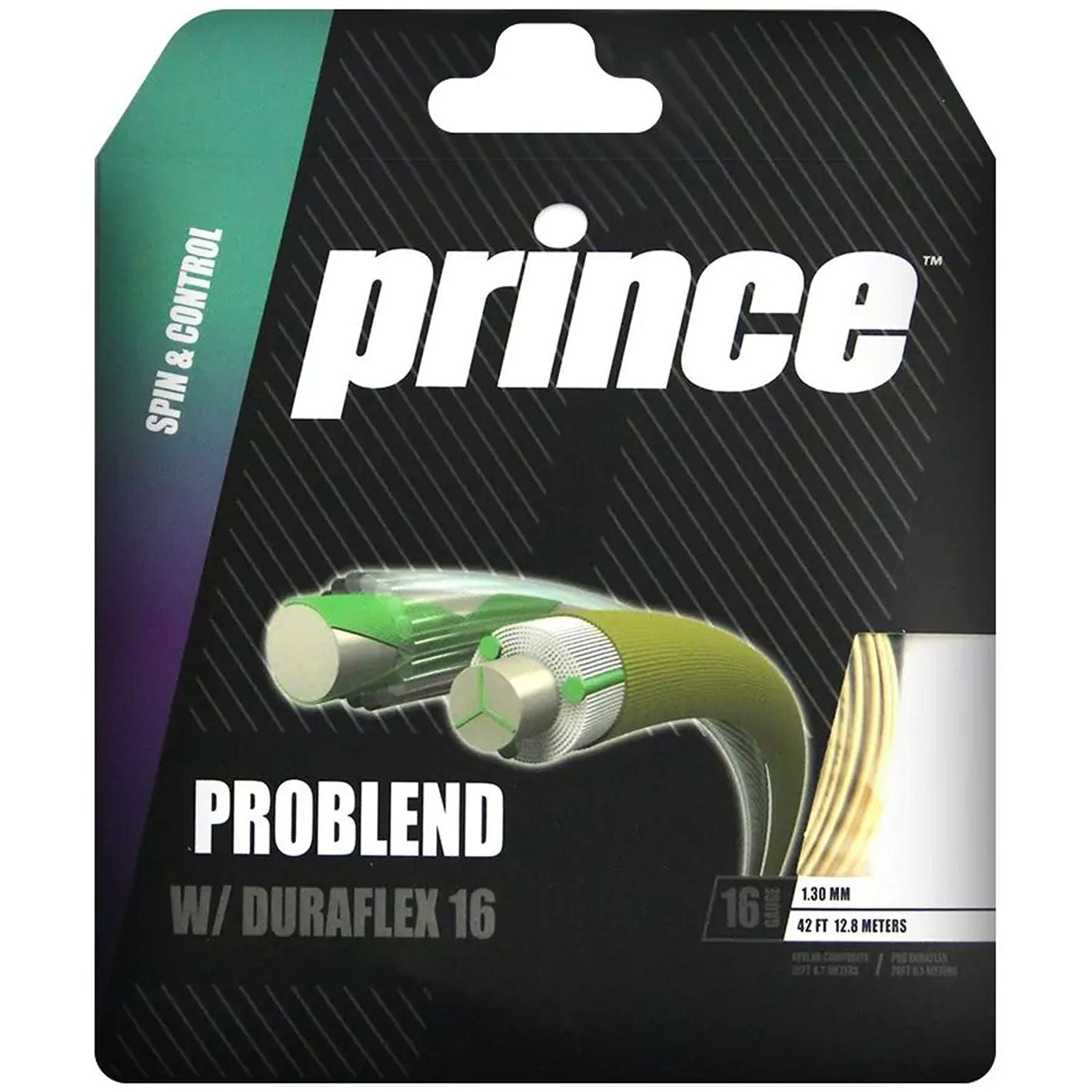 Prince Tennis String SYNTHETIC GUT with DURAFLEX 16