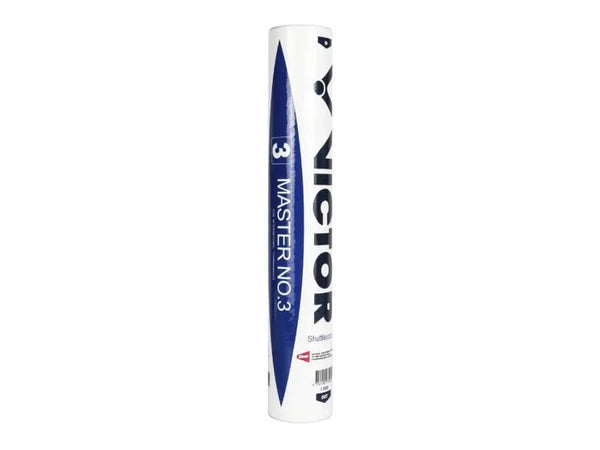 Victor Master No. 3 Feather Shuttlecocks – Speed 77 (Dozen)