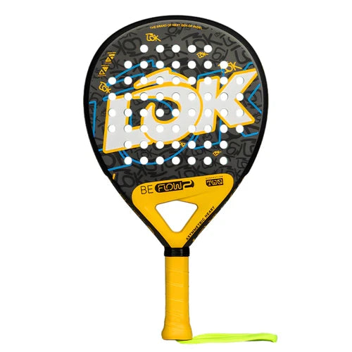 LOK Be Flow Gen 2 Padel Racket 2026, Yellow Blue
